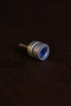 Parts of Four stud earrings (0.2 CT, blue sapphire inlaid plate) PS4-1935-2-MA+SAF-YGCY PPOF44